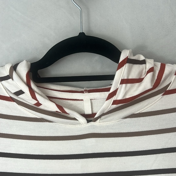 NEW Market & Spruce Shirt Milania French Terry Curved Hem Hoodie Size XS - Picture 7 of 16